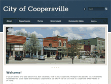 Tablet Screenshot of cityofcoopersville.com